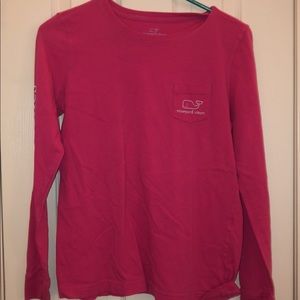 pink vineyard vines long sleeve